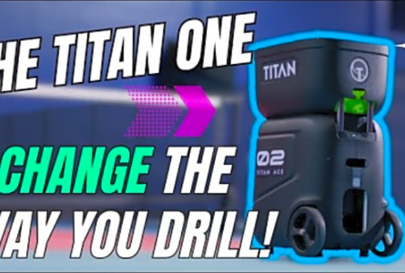 Titan One Pickleball Machine - Catherine Parenteau