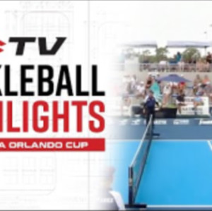 Perfectly Placed Lea Jansen Forehand Pickleball Highlight - 2022 PPA Orl...