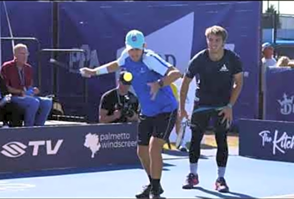 Mens Doubles Gold Medal Match (B. Johns / C. Johns vs M. Wright / R. Newman)