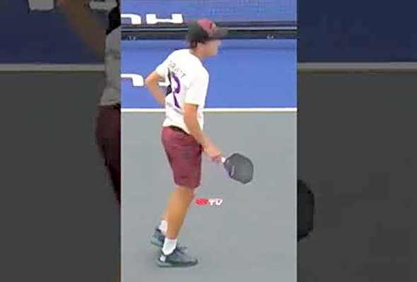 Jack Sock hitting DINGERS #pickleball #pickleballislife #pickleballhighlights