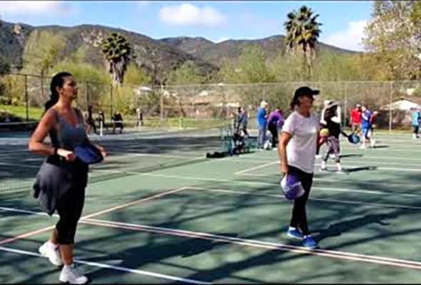 San Diego Vlog - Sunday Funday Pickleball - Big Rock Park, Santee