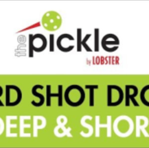 How to set up 3RD SHOT DROP DRILL on THE PICKLE by Lobster pickleball ma...