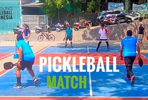 PICKLEBALL BANDUNG Game - Asep/YogiEr vs Arrie/Syafik - Pickleball Indonesia