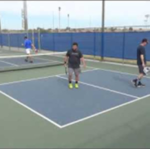 Rnd 4 Ryan/? vs Monica/Rhys (Pecos Legends Pickleball 2021/02/13)