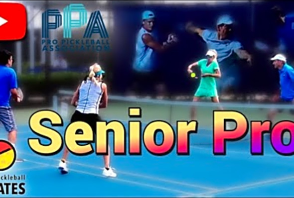 Senior Pro Mixed Pickleball at PPA in Orlando