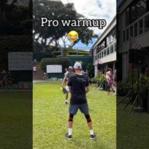 Pro Pickleball Warmup - JK #pickle #warmup #tournament #maui #vlog