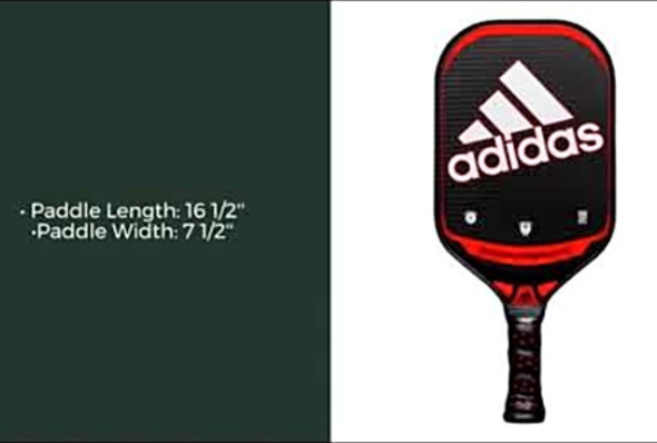 adidas ESSNOVA CARBON ATTK Middleweight Carbon Fiber Pickleball Paddle