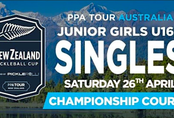 Junior Girls U16 Singles - Gold Medal Match - New Zealand Pickleball Cup