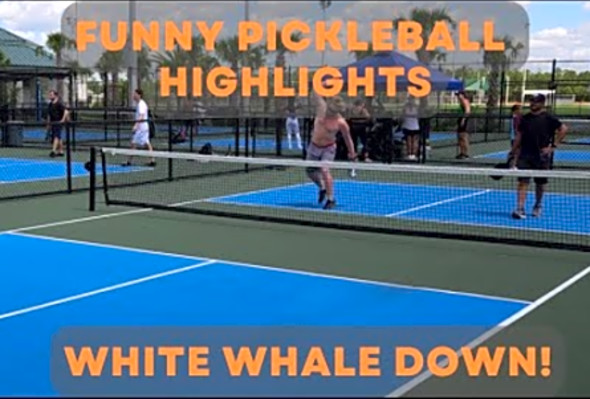 Pickleball Highlights, The White Whale Goes Down!