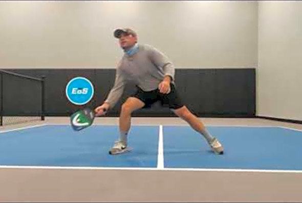 Pickleball Match between Newbies