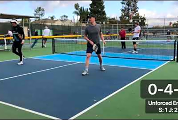 4.0 Rec Level Doubles Pickleball Game (Tustin, Calif.)