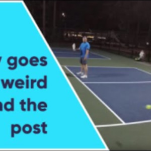 4.5 Pickleball - A great 54 ball rally and Marty tries for a weird aroun...