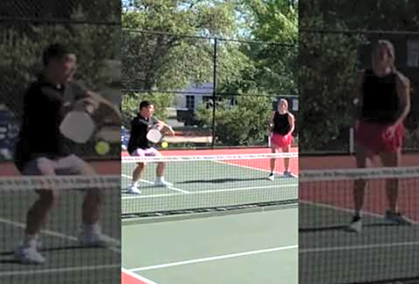 Pickleball: No Look Shot #pickleball #pickleballgame