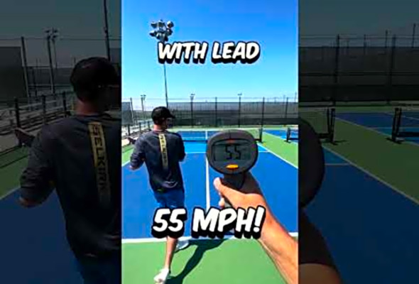 PICKLEBALL LEAD TAPE SPEED TEST!