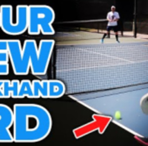 How to develop a LETHAL backhand 3rd shot drop