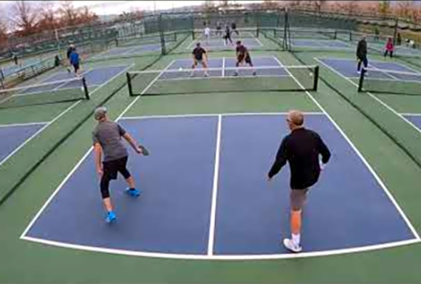 Reno Pickleball: Mark Weber and Mike Ryan vs Brad Lencioni and Paul Clifton