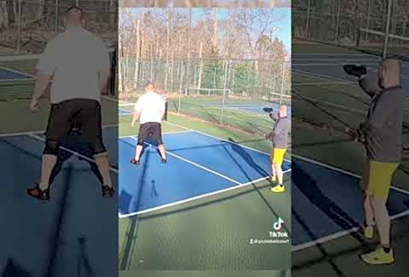 Pickleball crazy shots in the Wind