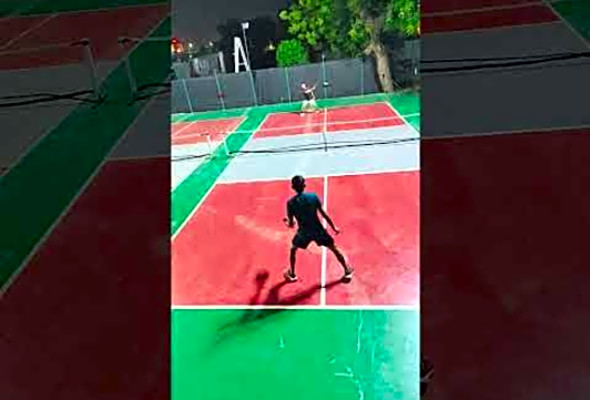 Pickleball game Ahmedabad #pickleball #games#ahmedabad#viralvideo#youtubeshortsatMahivlogs7773