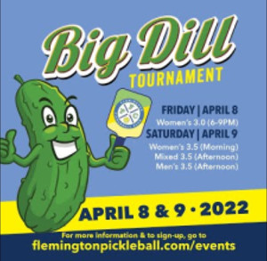 Flemington Pickleball Club Big Dill Tournament - Mixed 3.5 Doubles