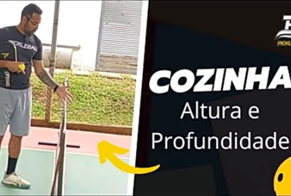 Pickleball Cozinha - Altura e Profundidade