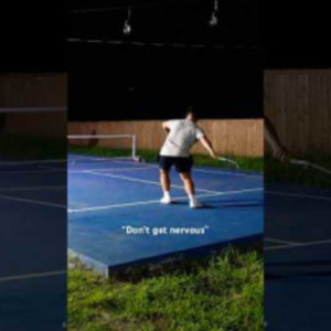 Our first singles match #couple #sports #pickleball #competition