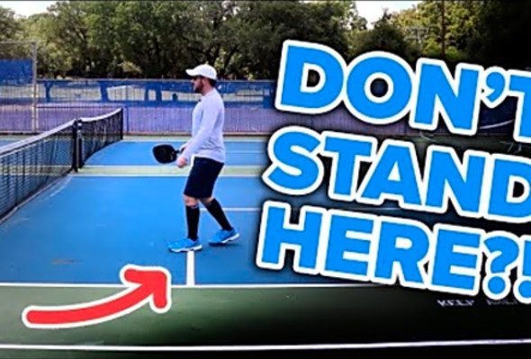 The pickleball kitchen rule (non-volley zone) COMPLETELY explained