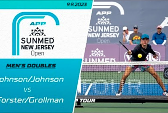 2023 APP Sunmed New Jersey Open - Men&#039;s Doubles - Johnson/Johnson vs. Forster/Grollman