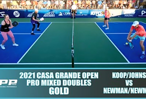 2021 APP Casa Grande Pickleball Open Pro Mixed Gold: Koop/Johns VS Newman/Newman