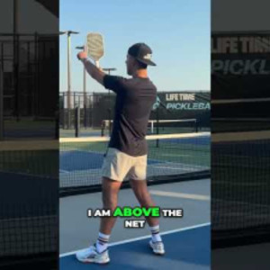 If I hit a HIGH third shot drop... #pickleball #pickleballtips