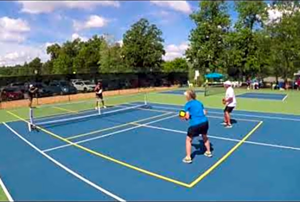 2017 lake Forest pickleball classic MXDS 3.5 game 3
