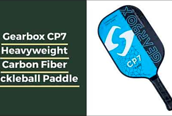 Gearbox CP7 Heavyweight Carbon Fiber Pickleball Paddle