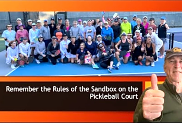 Rules in the Sandbox applied to the Pickleball Court