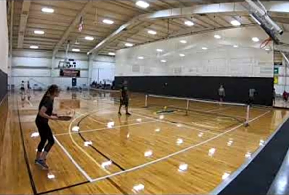 2018 April fools fest pickleball tournament MXDS 3.5 Game 5 Bronze medal match