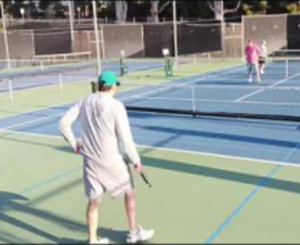 3.5 Pickleball Game 1, with Coaches notes. KC &amp; Ed prepping for 4.0 tour...