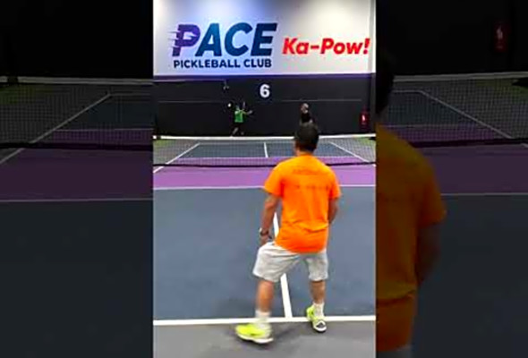 Ka-Pow! #thepickleballrunner #pickleball #highlights #pickleballhighlights #shorts