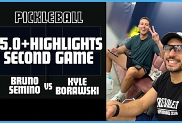 Pickleball Highlights: Bruno Semino vs Kyle Borawski - March 2025 - Game 2