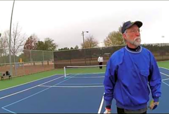 Pickleball Singles Half Court