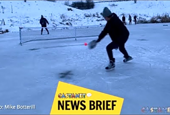 Pickleball on ice