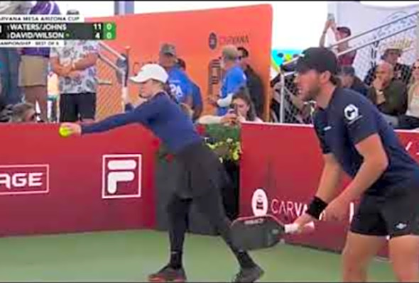LEARN FROM THIS PICKLEBALL MATCH - Waters-John vs Wilson-David #pickleball