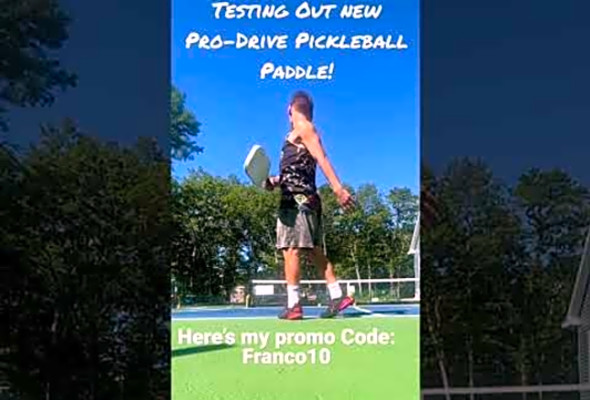 PROMO CODE IS IN VIDEO :) Pro-Drive Pickleball Paddle https://www.prodrivepickleball.com/buy-now