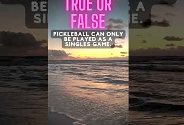Pickleball True or False #12 #pickleball #pickleballfun #pickleballplayers #subscribe
