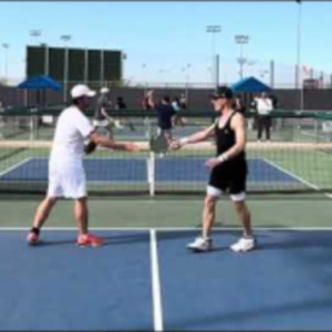 Deans 1st PPA pickleball pro qualifier - Round 1 Matt Mead / Dean Papako...