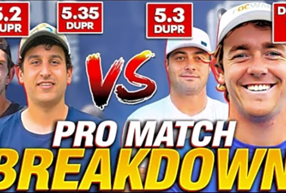 Which Team Would You Bet On? Las Vegas PPA Pro Mens Doubles Match Breakdown