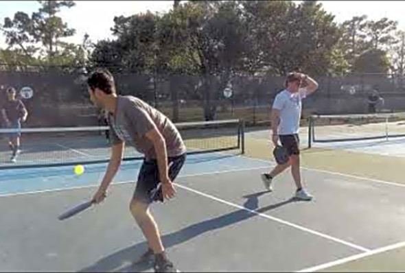 4.5 NC COLLEGE KID PLAYS 4.5! 4.5 Pickleball Game at Midway Park in Myrtle Beach, SC