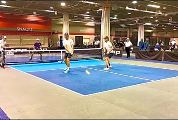 Johnson/Johnson vs Hong/Lee - APP Chicago Indoor Championships - Pro Mens Doubles Rd 5