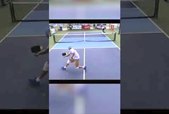 Around the post - sr pro pickleball singles #pickleball