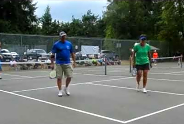 Vancouver Island Pickleball Championship 2016, Mixed Gold, Game 1