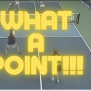 Incredible Pro Pickleball Point!