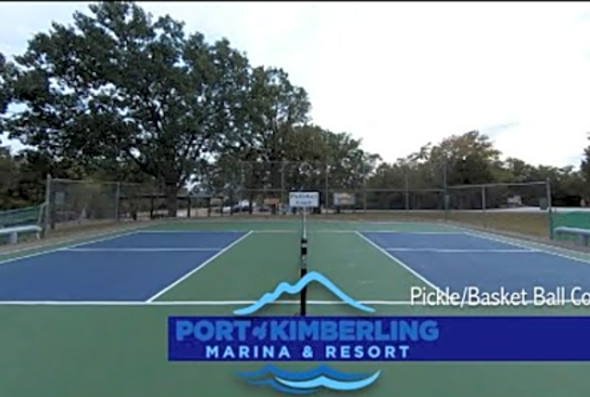 Port of Kimberling Pickle Ball Court &amp; Basketball Half Court