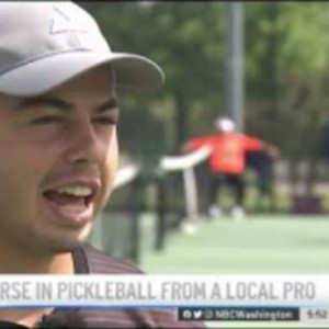 NBC4 Feature: Maryland Pickleball Player Ranked No. 1 in the World Partn...